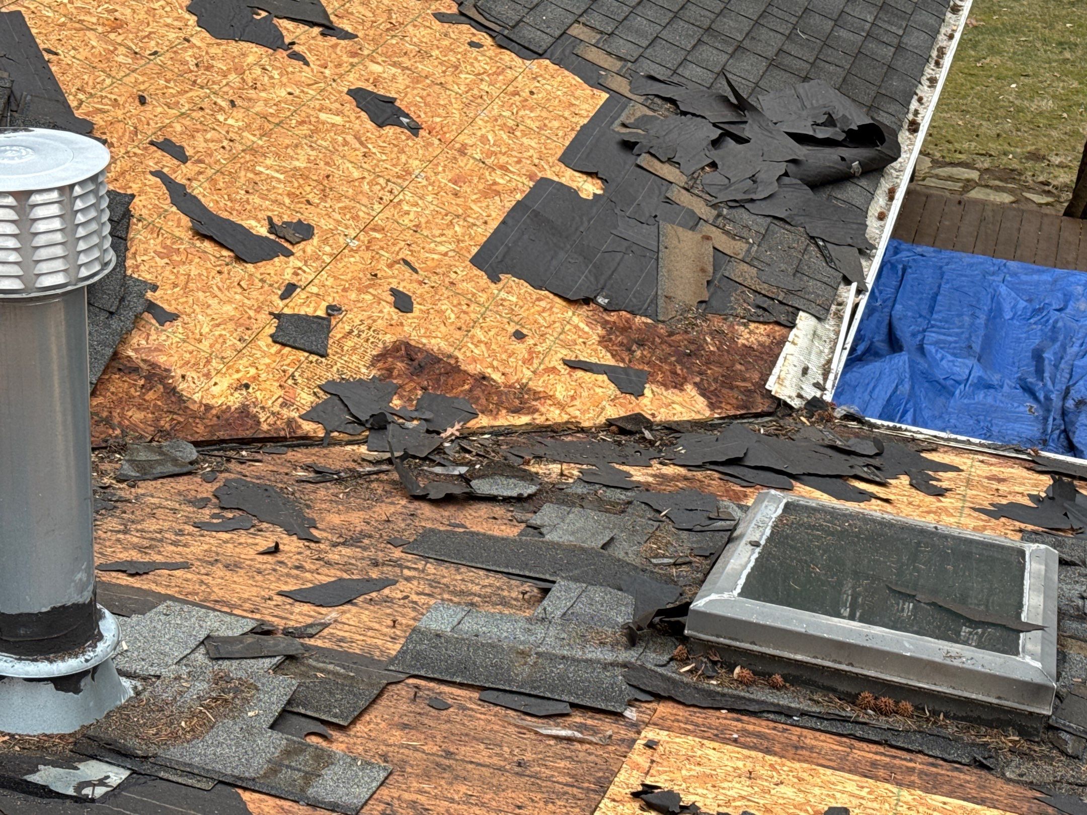 Residential Roofing Installation using Malarkey Vista AR Shingles (Black Oak) by Koontz Construction