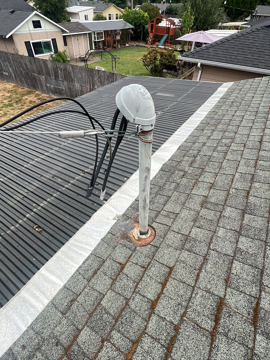 Residential Roofing Installation using IKO Dynasty (Color: Frostone Grey) by Orezona Building & Roofing Company, Inc.