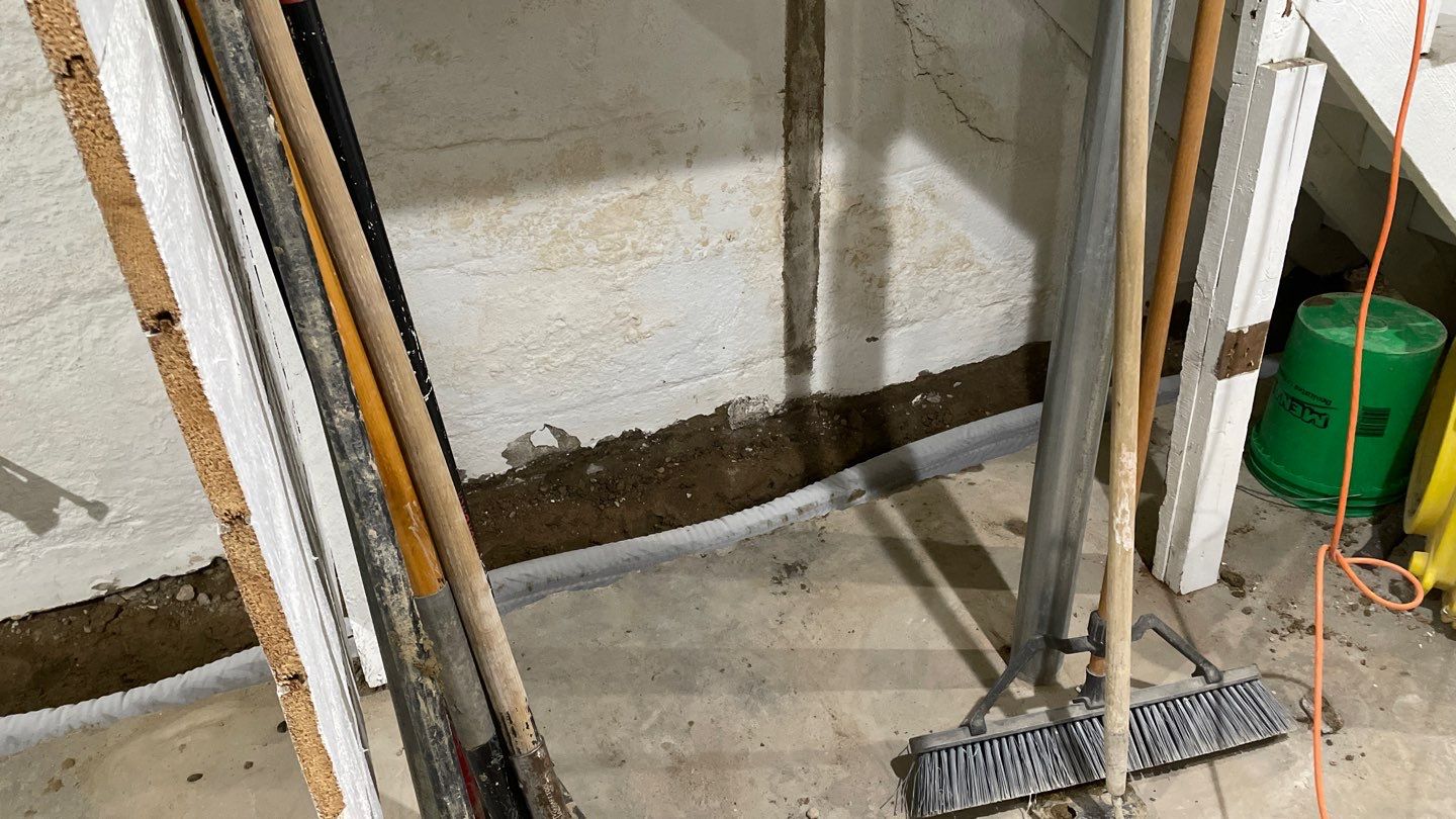 Interior Drain Tile & Wall Drainage in Northeast Minneapolis by Waterproofing Northeast