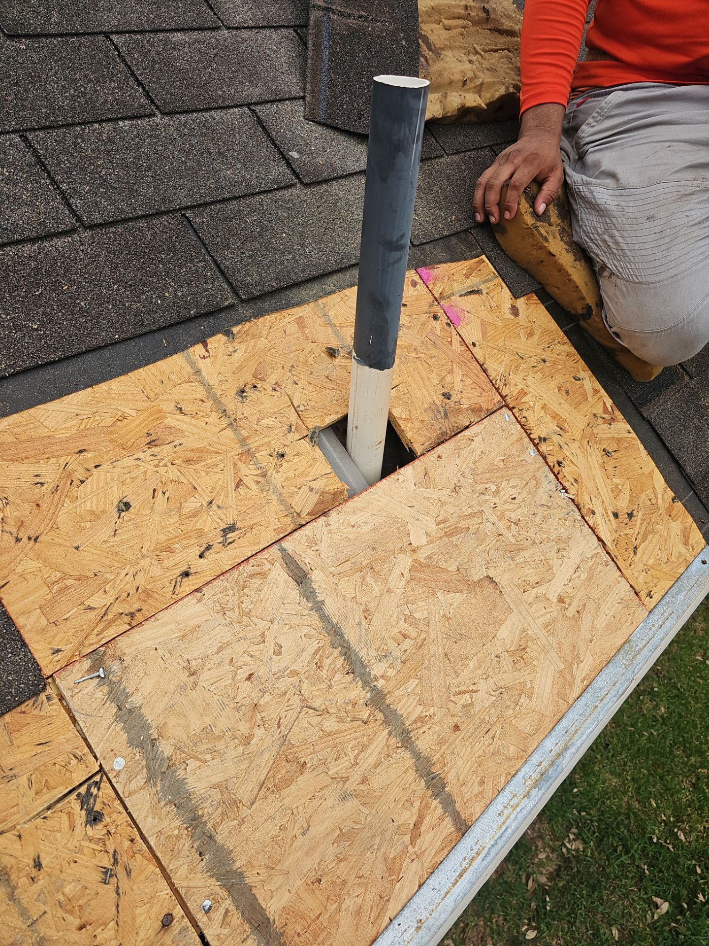 Hail Damage using Owen's Corning Duration (Lifetime) Shingles by Roof Repair Services LLC