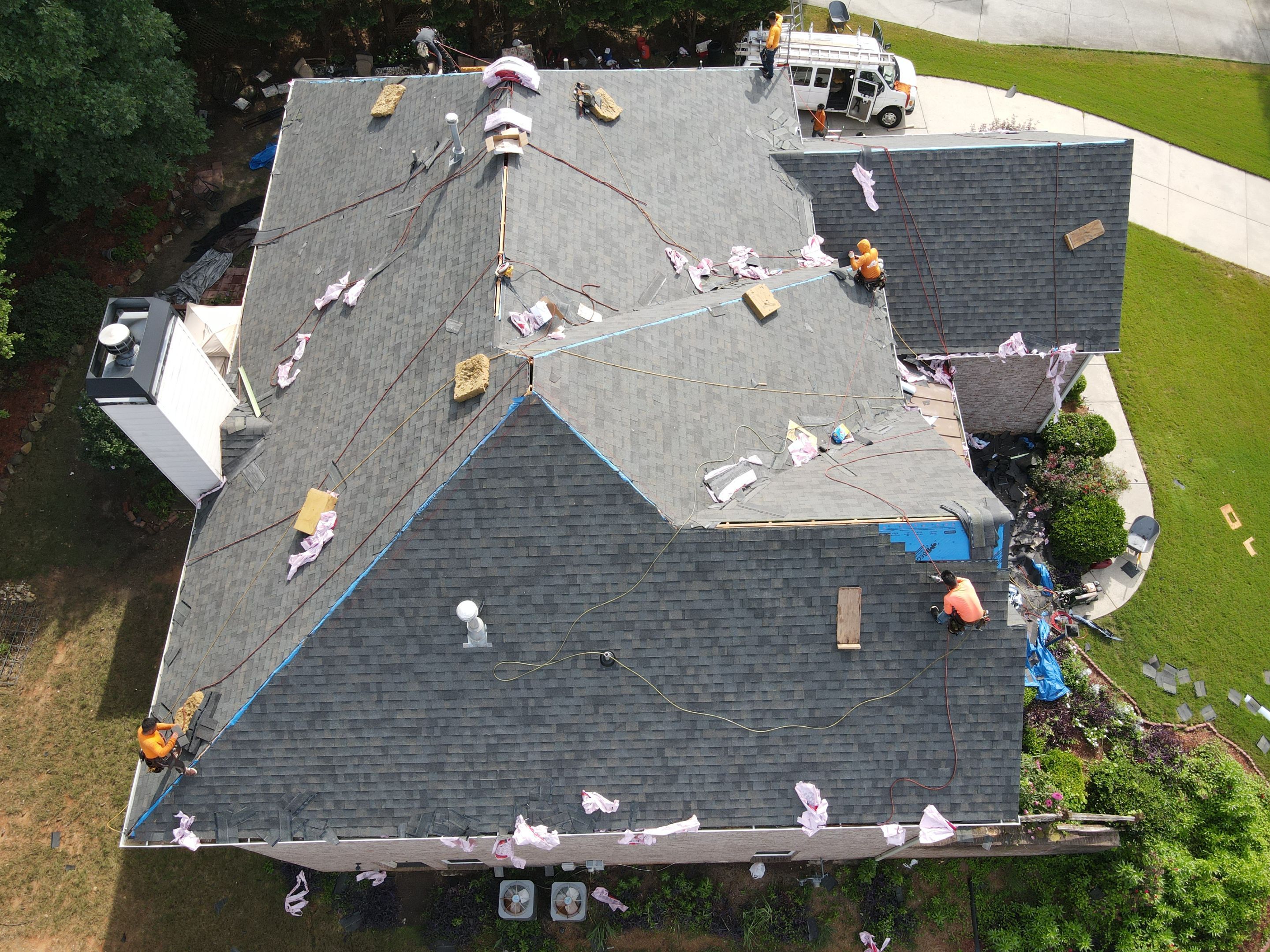 Residential Roofing Installation using Owens Corning by Inspector Roofing and Restoration