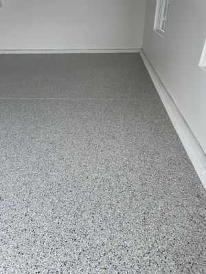 Garage Floor Coating using Cabin Fever