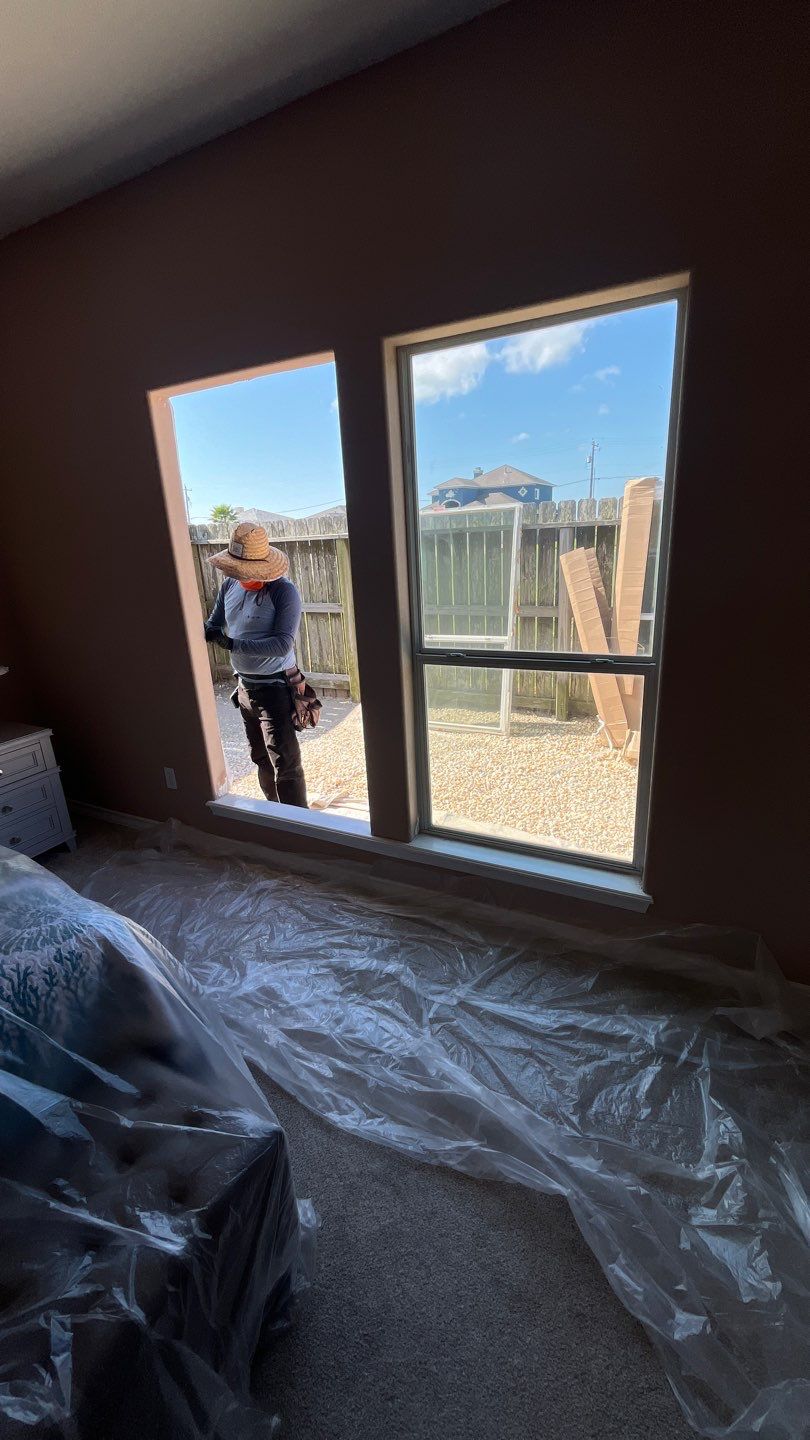 Curved Trim Windows by Bayfront Roofing and Construction