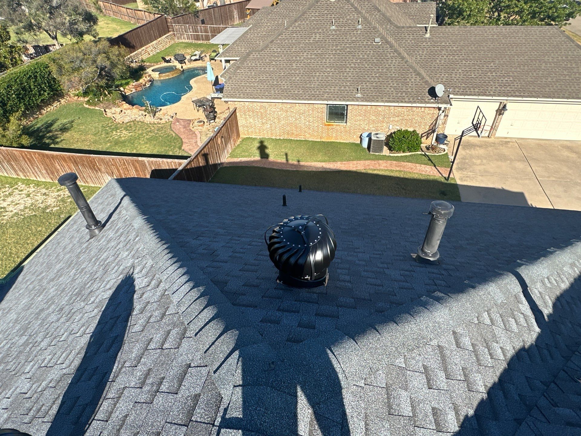 Full Roof Replacement in Mansfield Texas - GAF MasterElite Golden Pledge 25 year Warranty by First United Roofing & Construction