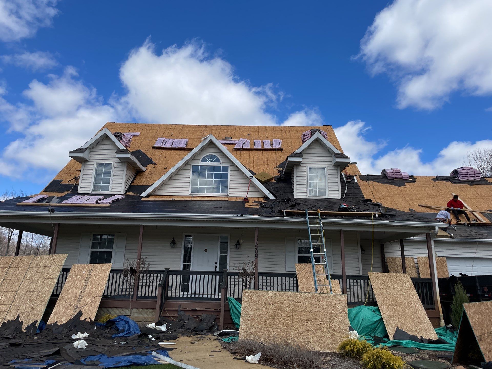 Roof Replacement using Owens Corning by 180 Contractors