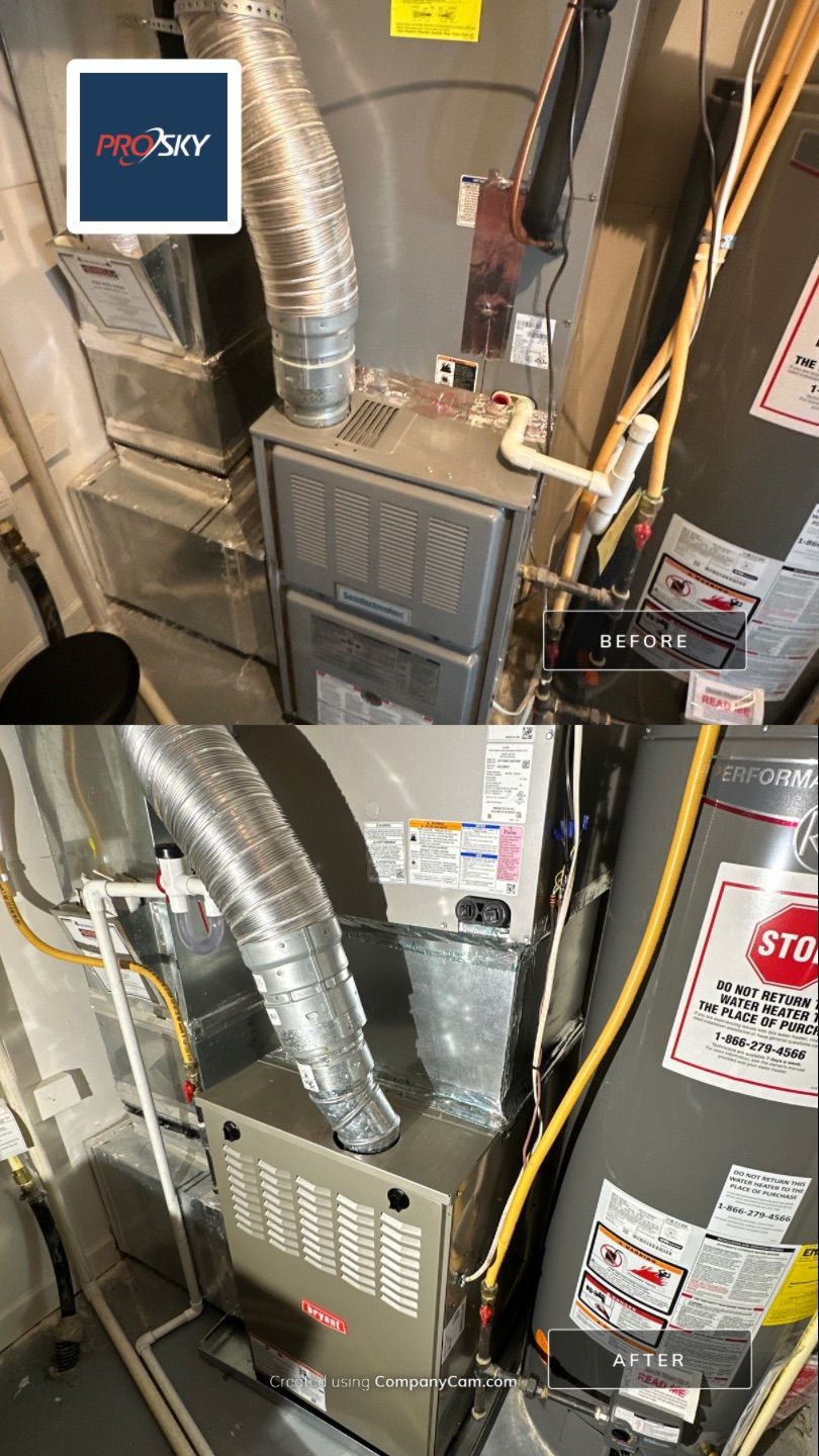Central Air Conditioning&Gas Furnace Installation using Bryant by Pro Sky Services