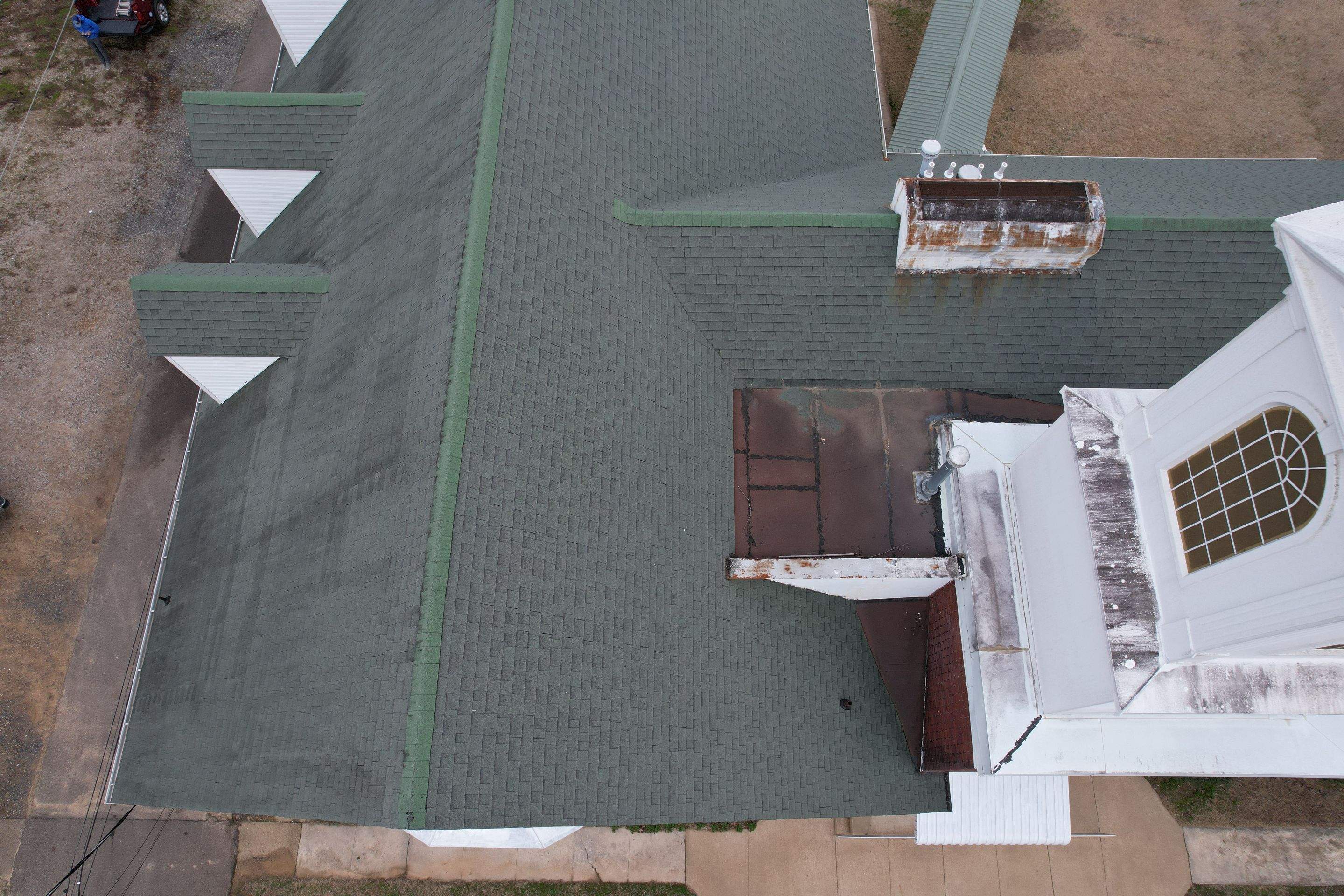 Church Reroof: 40 Year Impact Rated Architectural Shingles by Hostetler Roofing