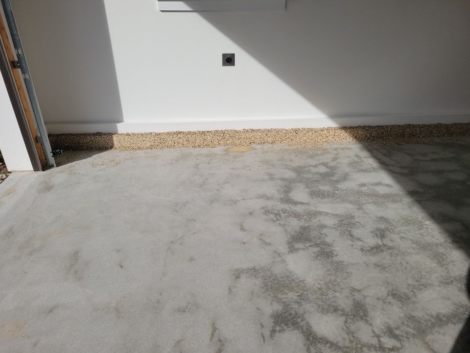 Garage Floor in Sandstone by Spectrum Painting, LLC