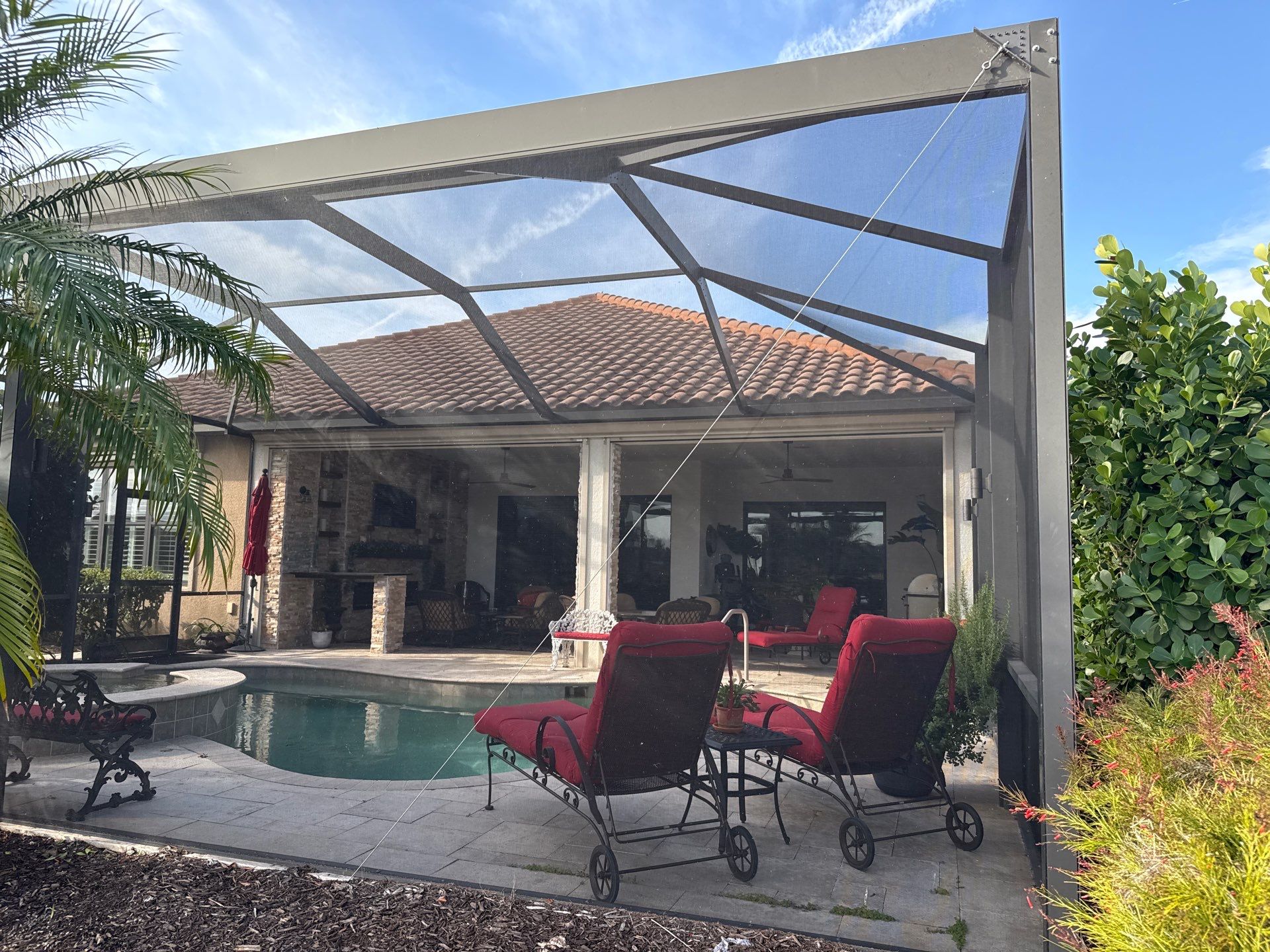 Barrel Tile Roof Cleaning in Esplanade Golf & Country Club – Lakewood Ranch, FL by Sunshine AquaWash