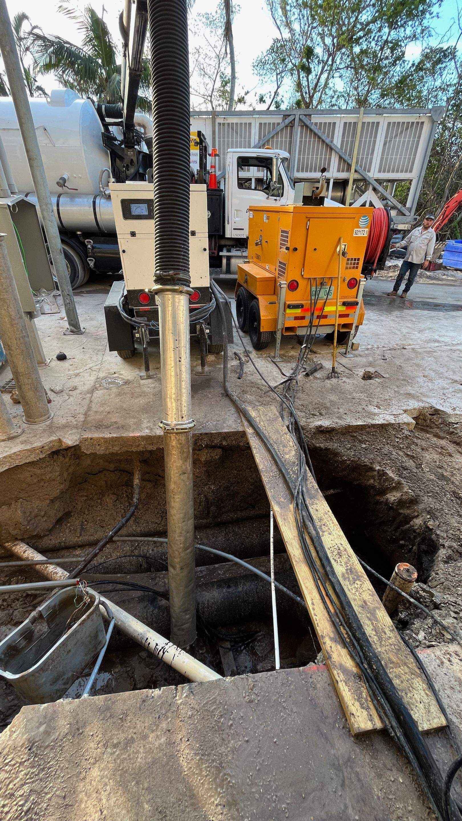Ritz-Carlton NW Service Area Daylighting by Don Mar, Inc. Storm Water Solutions