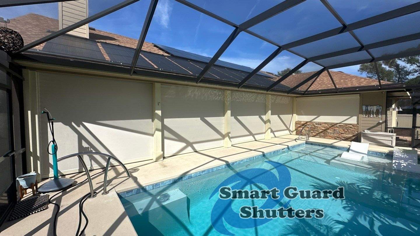 Hurricane Protection in Ivory by Smart Guard Shutters