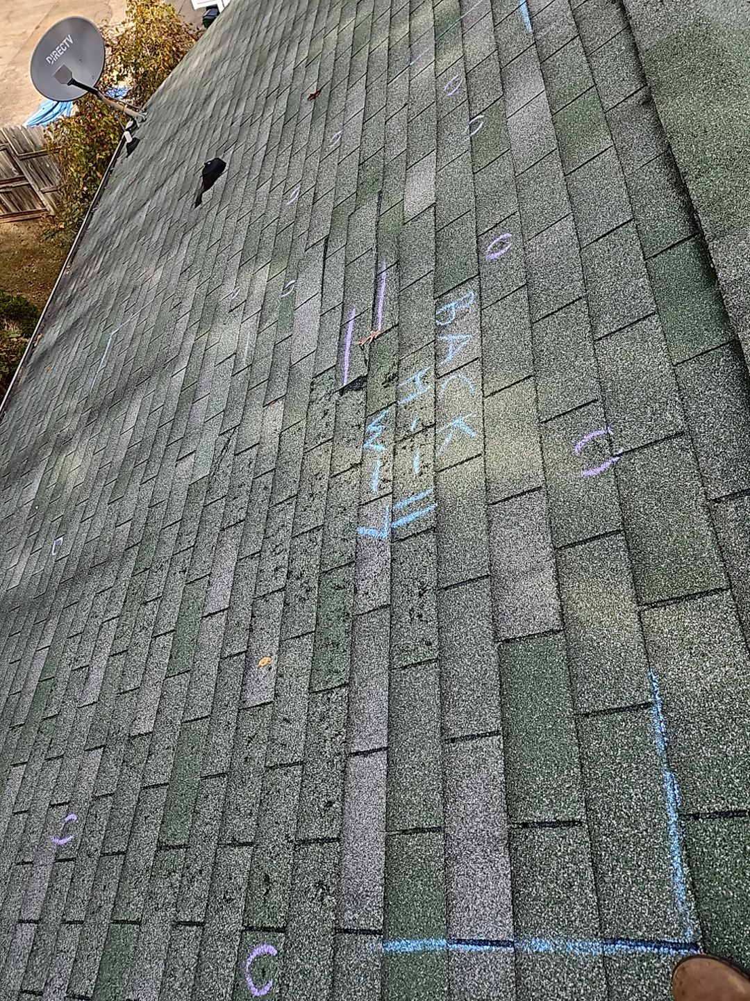 Roof replacement and interior repair by hail and wind damage by Just Brilliant Restoration JBR