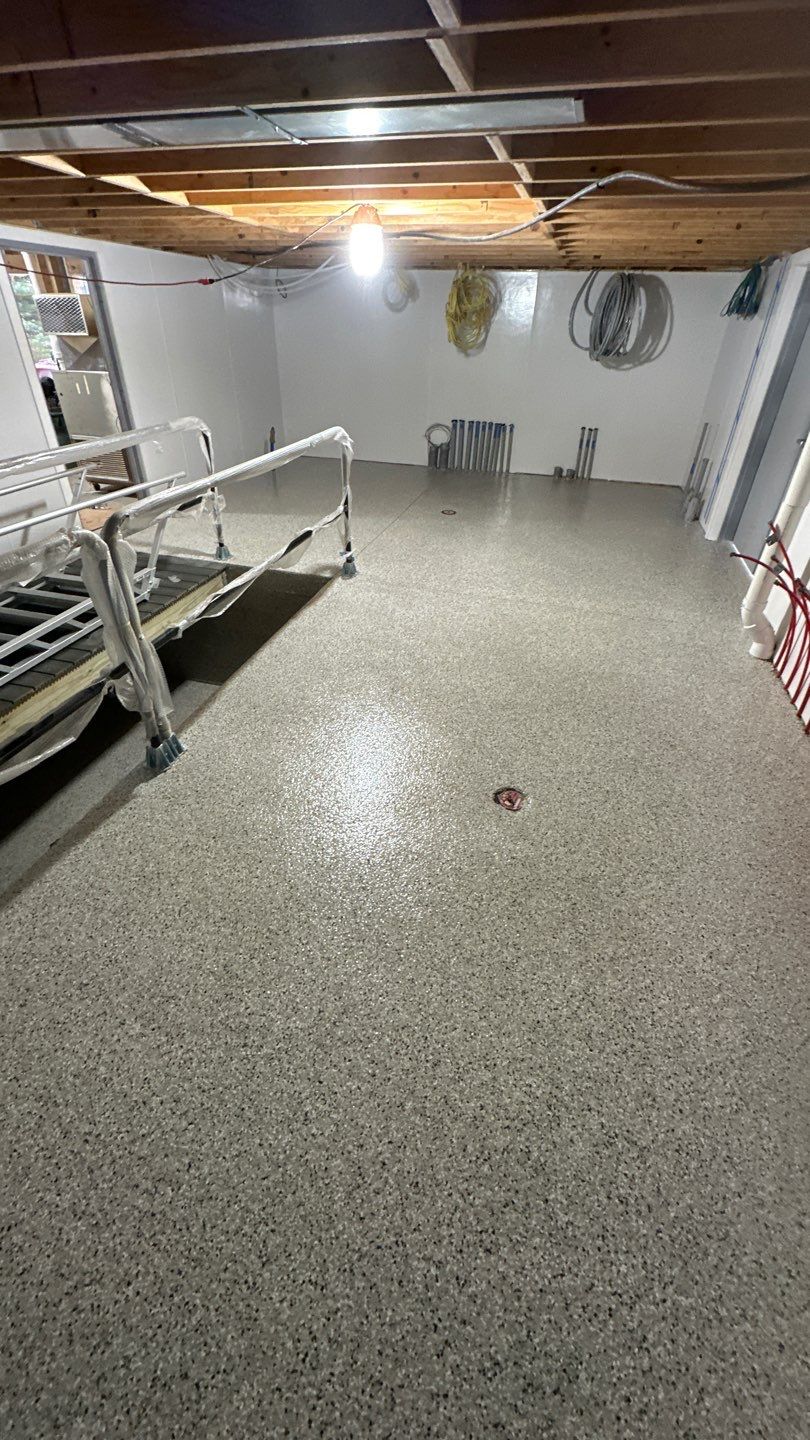 Mechanical Room Project in Pittsburgh by Floors in a Day, Inc