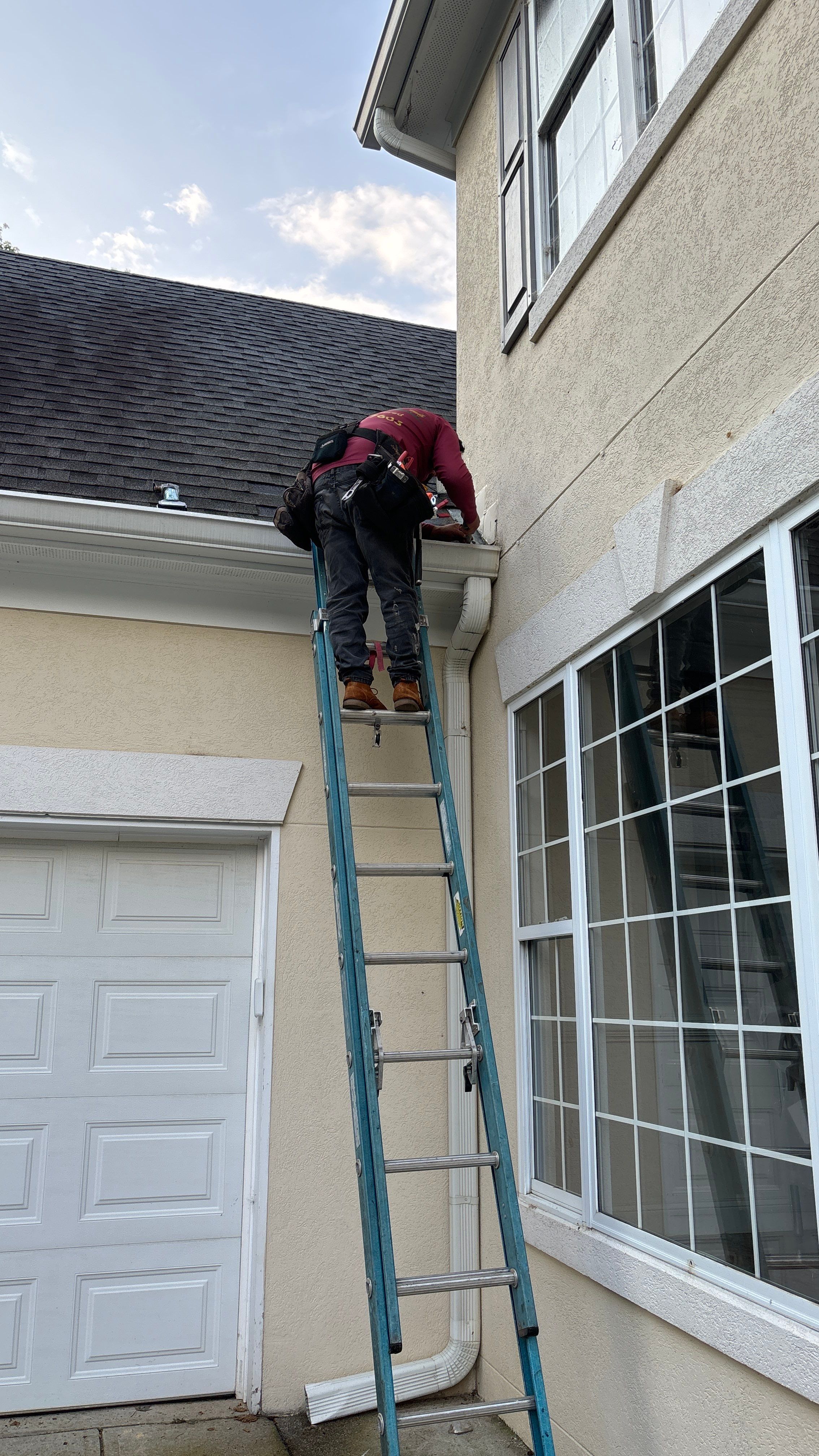 Flashing wrong installation by Deerfield Roofing LLC