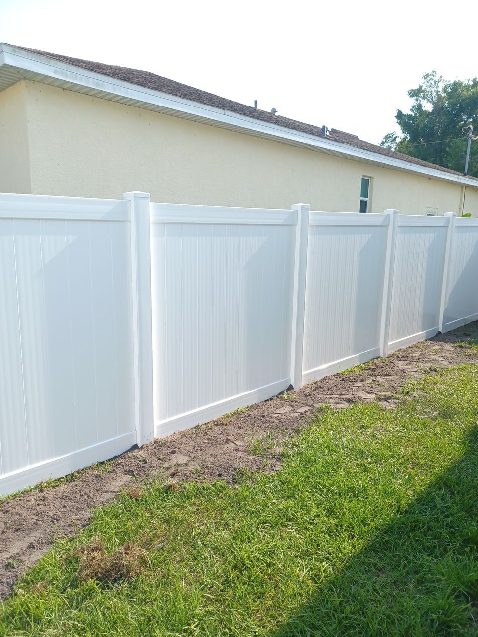 Ellenton, FL 6ft. Tall White Vinyl Privacy Fence by Asap fence and gates, LLC
