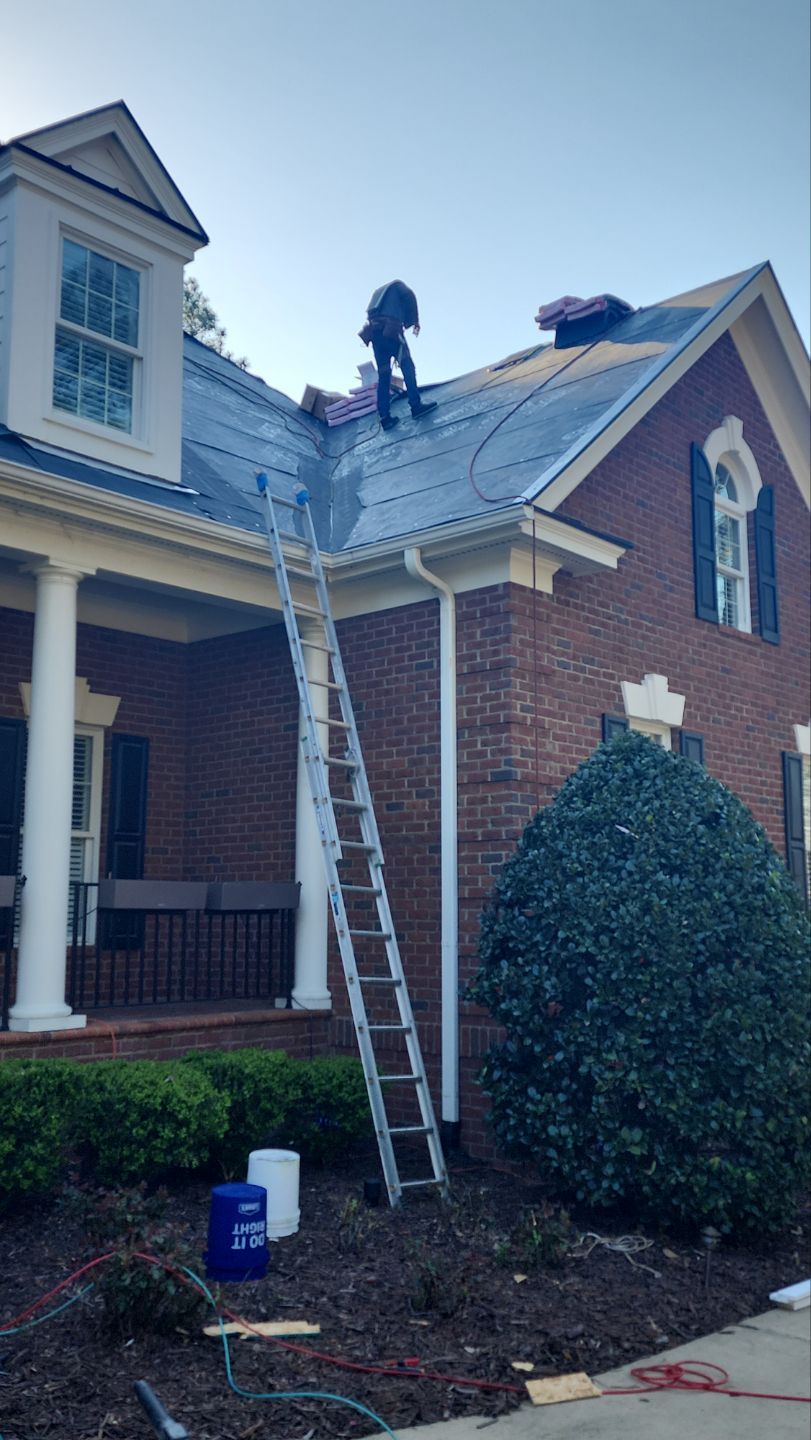 Residential Roofing Installation using Owens Corning Duration Estate Gray by Indigo State Roofing