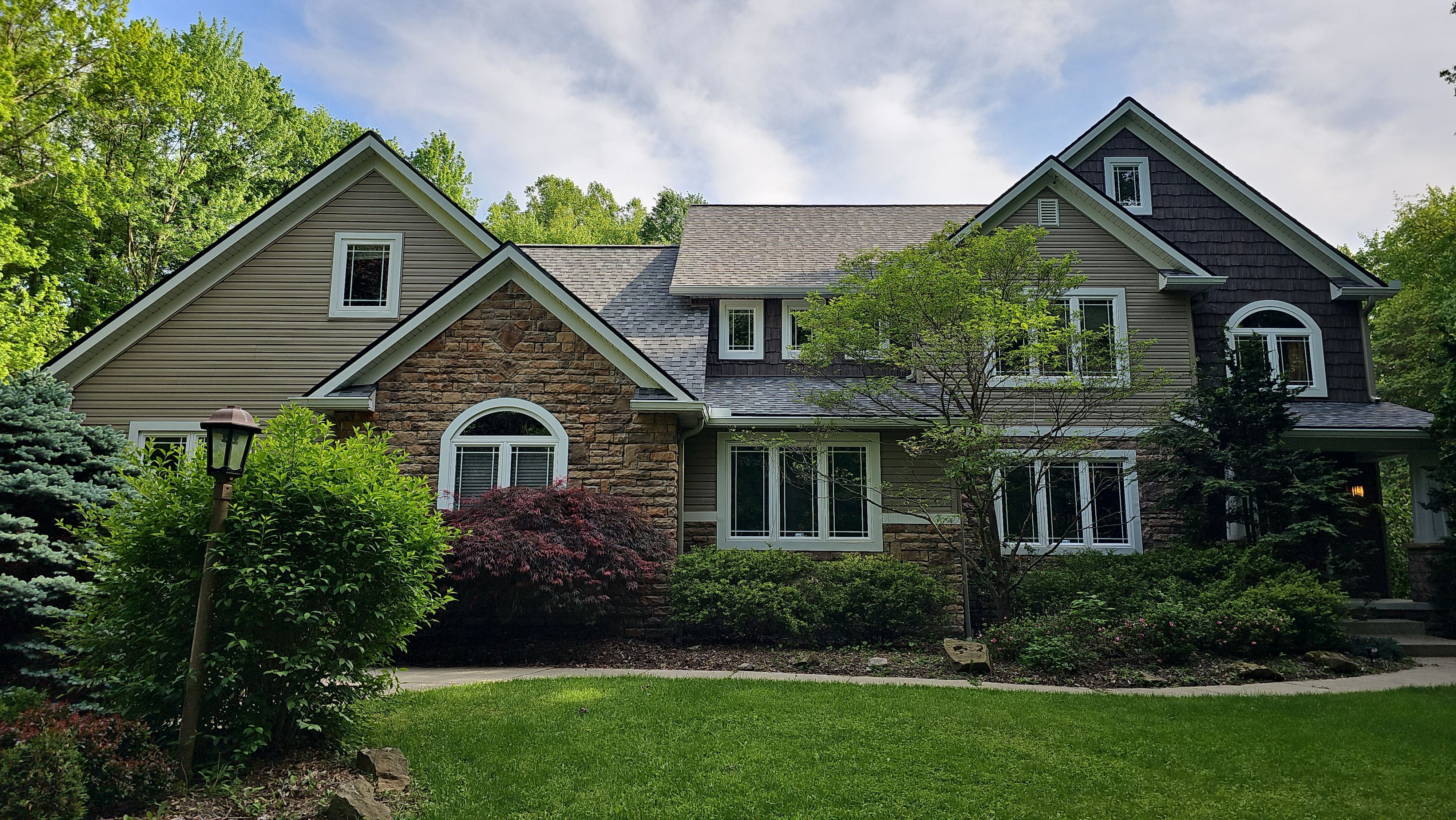 Atlas Pinnacle, Color, Coastal Granite, Drip Edge, Color, Black by Eagle Eye Roofing