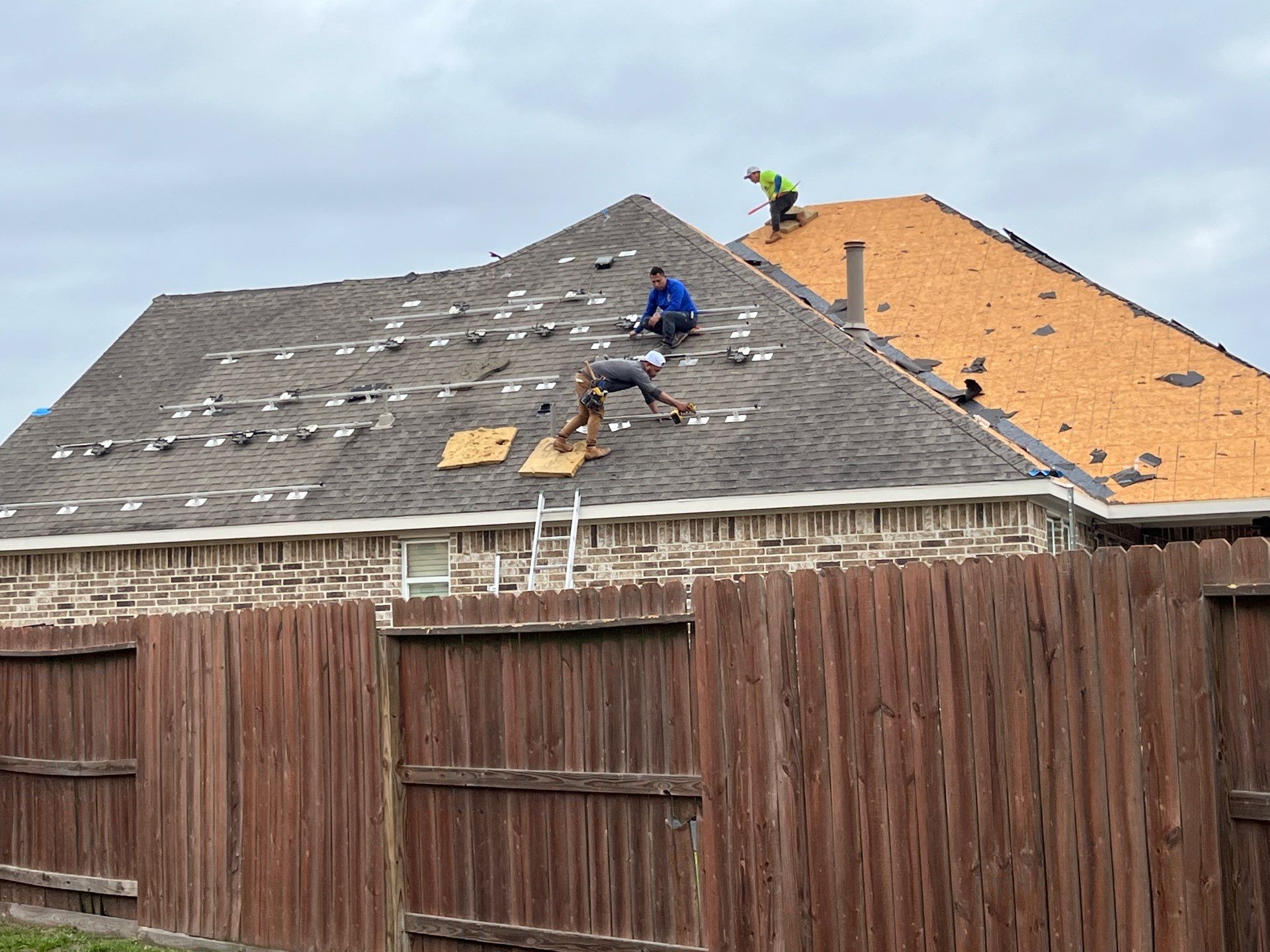 Hail Damage using Owen's Corning Duration (Lifetime) Shingles by Roof Repair Services LLC
