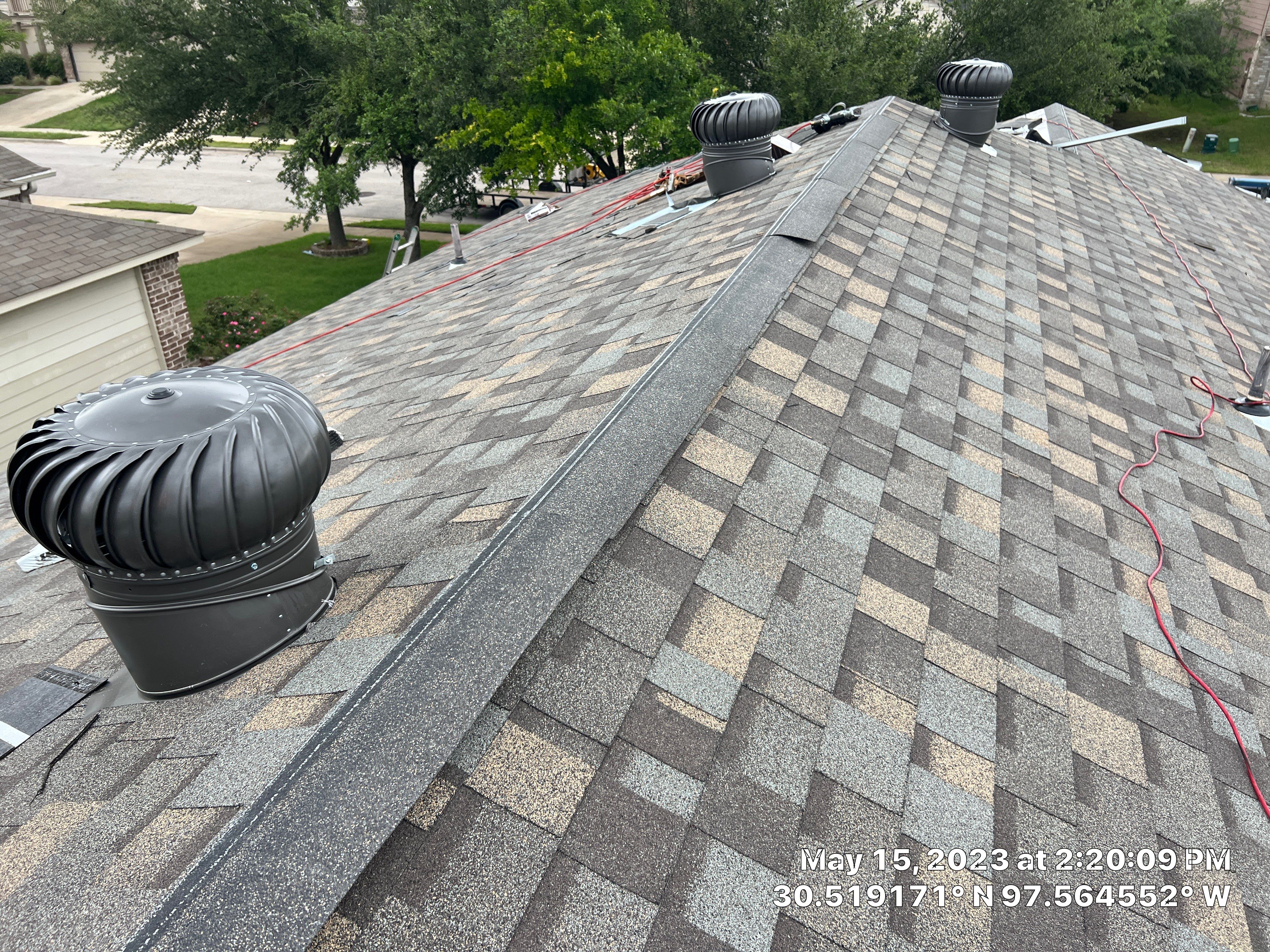 Hutto Residential Roofing Replacement with Premium IKO Dynasty Shingles by Caliber Restoration LLC