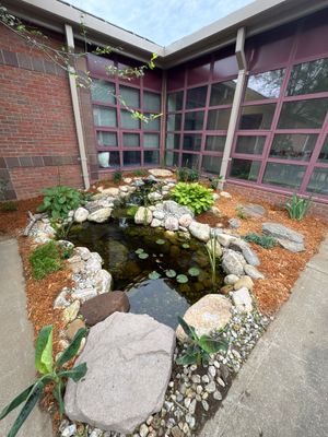 Deerfield Elementary School Koi Pond Build