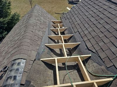 Partial re roof back slope only- Owens Corning Oakridge Driftwood