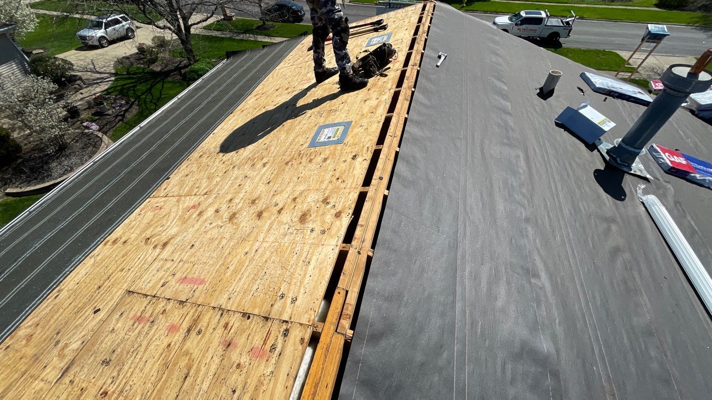 Residential Roofing Installation using GAF Timberline HDZ by Pro Home Services Inc
