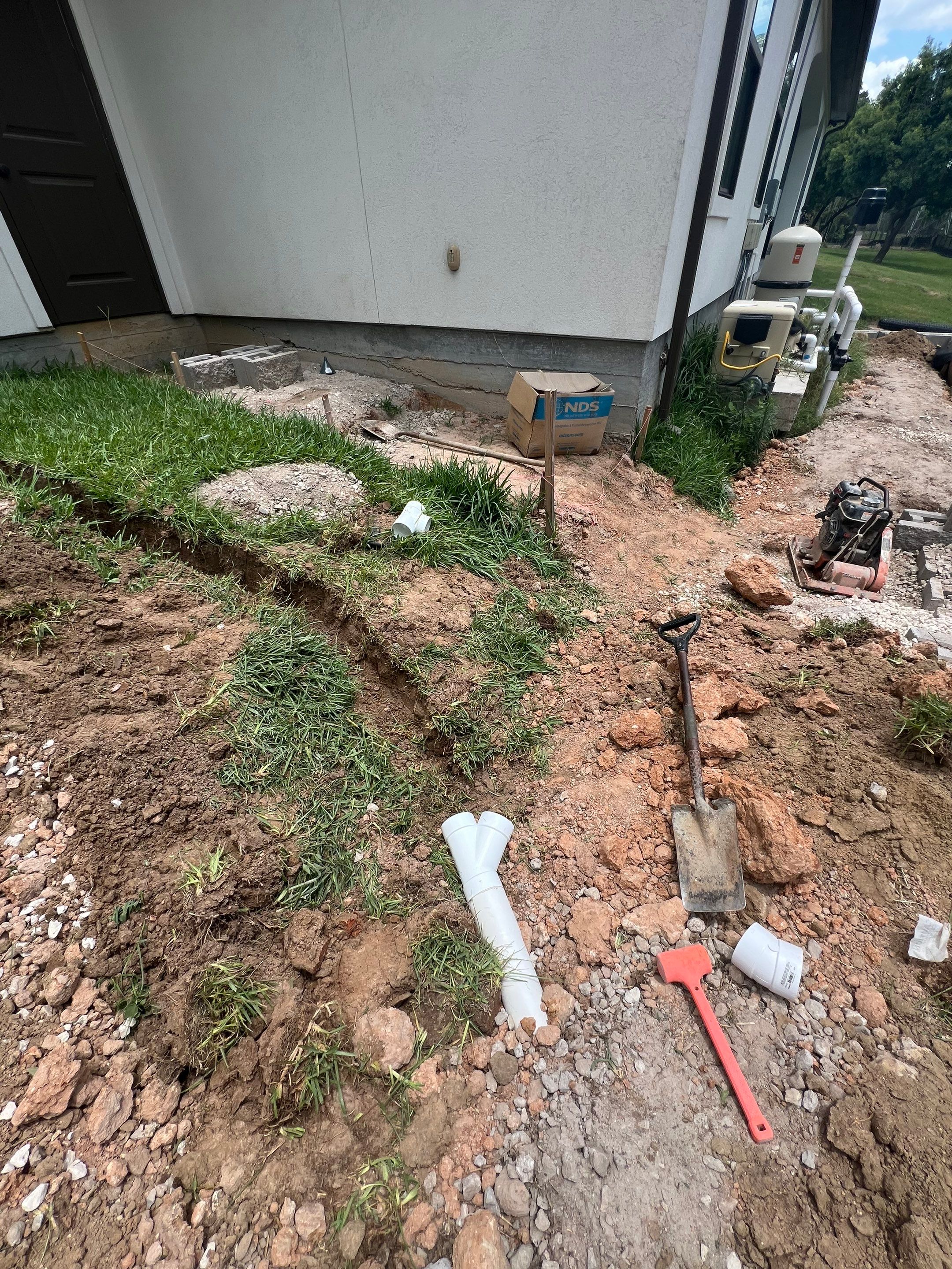 🏡 Duane’s Complete Retainer Wall & Hardscape Walkway by Texas Urban Elements