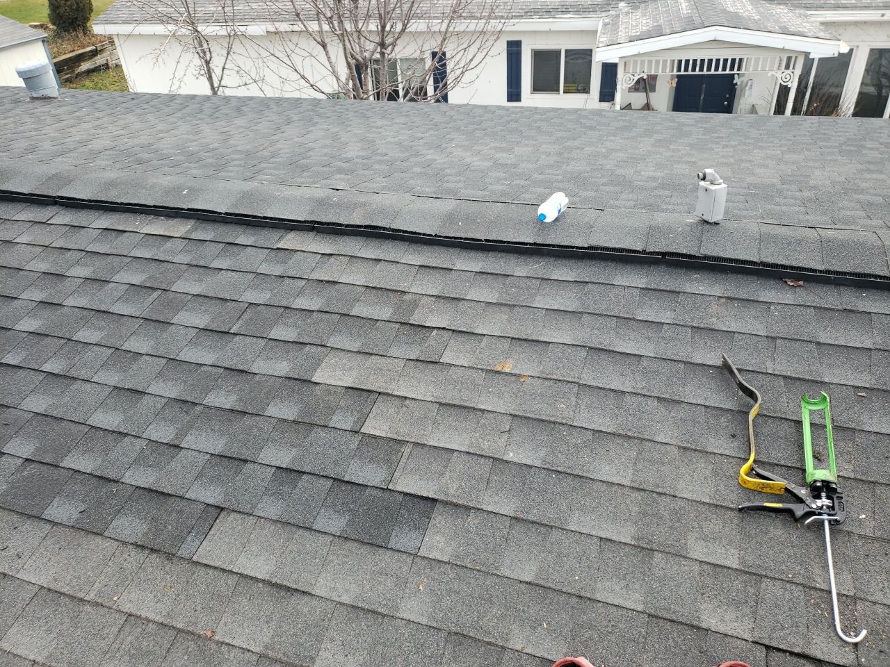 Swamp Cooler Removal using Shingle Repair by The Roof Doctor