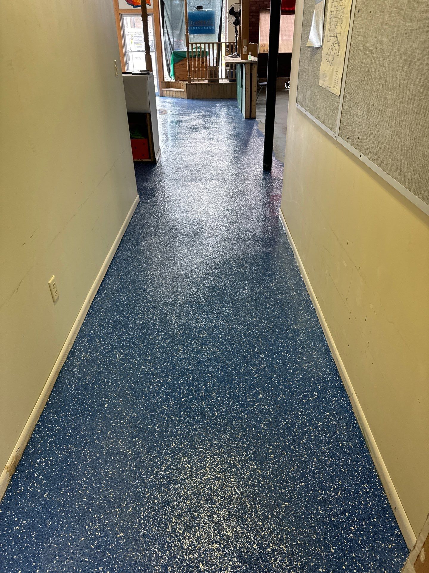 Exterior color change and Epoxy floor. by Gordon Painting