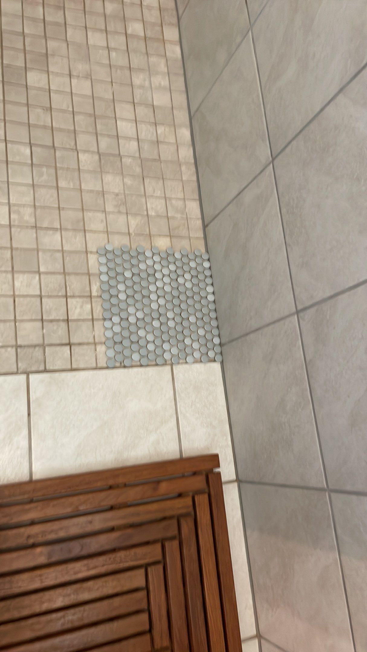 Bathroom Remodel using Decorative Tile by Footprints Floors of Coastal Carolina