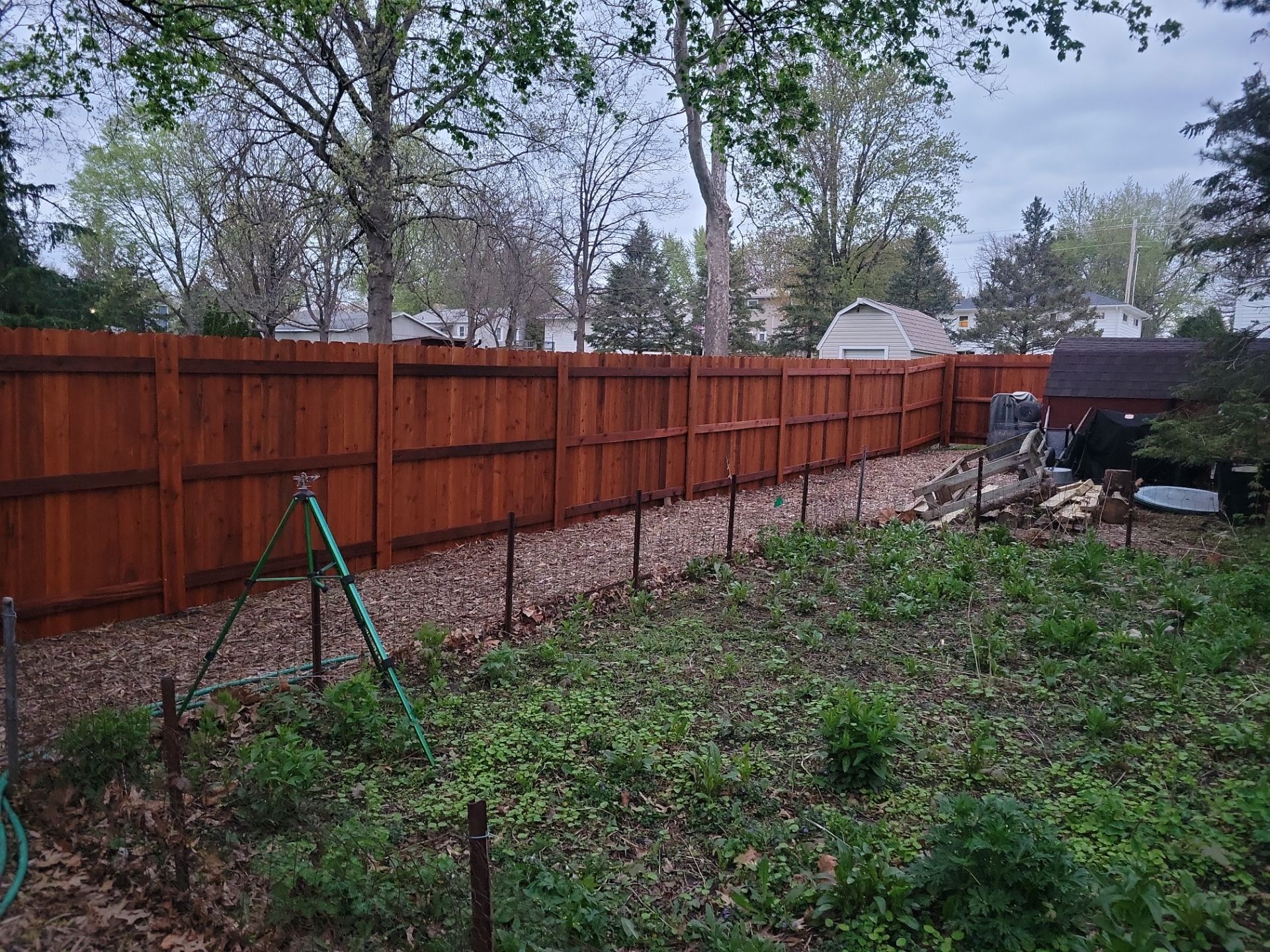 Project in Cedar Falls by Perfect Picket Fence and Stain