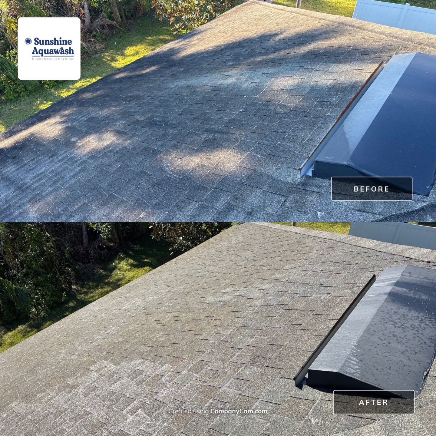 Asphalt Shingle Roof & Fascia Cleaning in Old Mill Preserve, Palmetto, FL | Sunshine AquaWash by Sunshine AquaWash