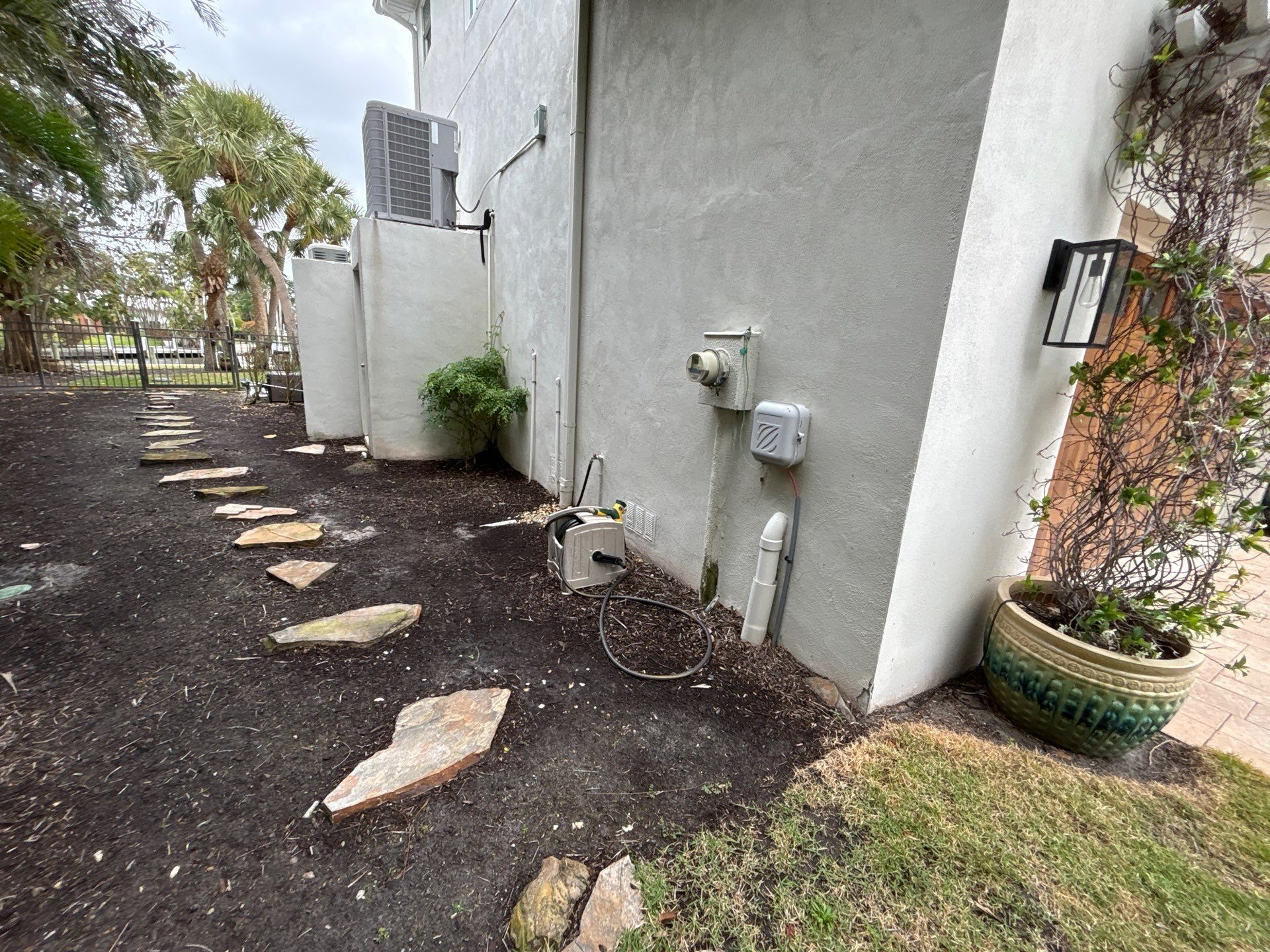 6-Inch White Seamless Gutters Installation in Siesta Key FL by Gutter Professors