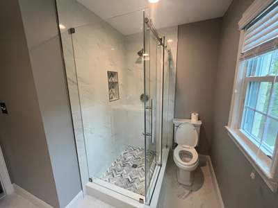 Hall Bathroom Remodel - Potomac, MD