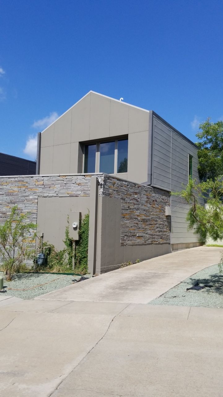 Metal Roofing project using MBCI Flexloc Panels - 22 gauge - silver metallic-in-color by Becker Roofing and Exteriors