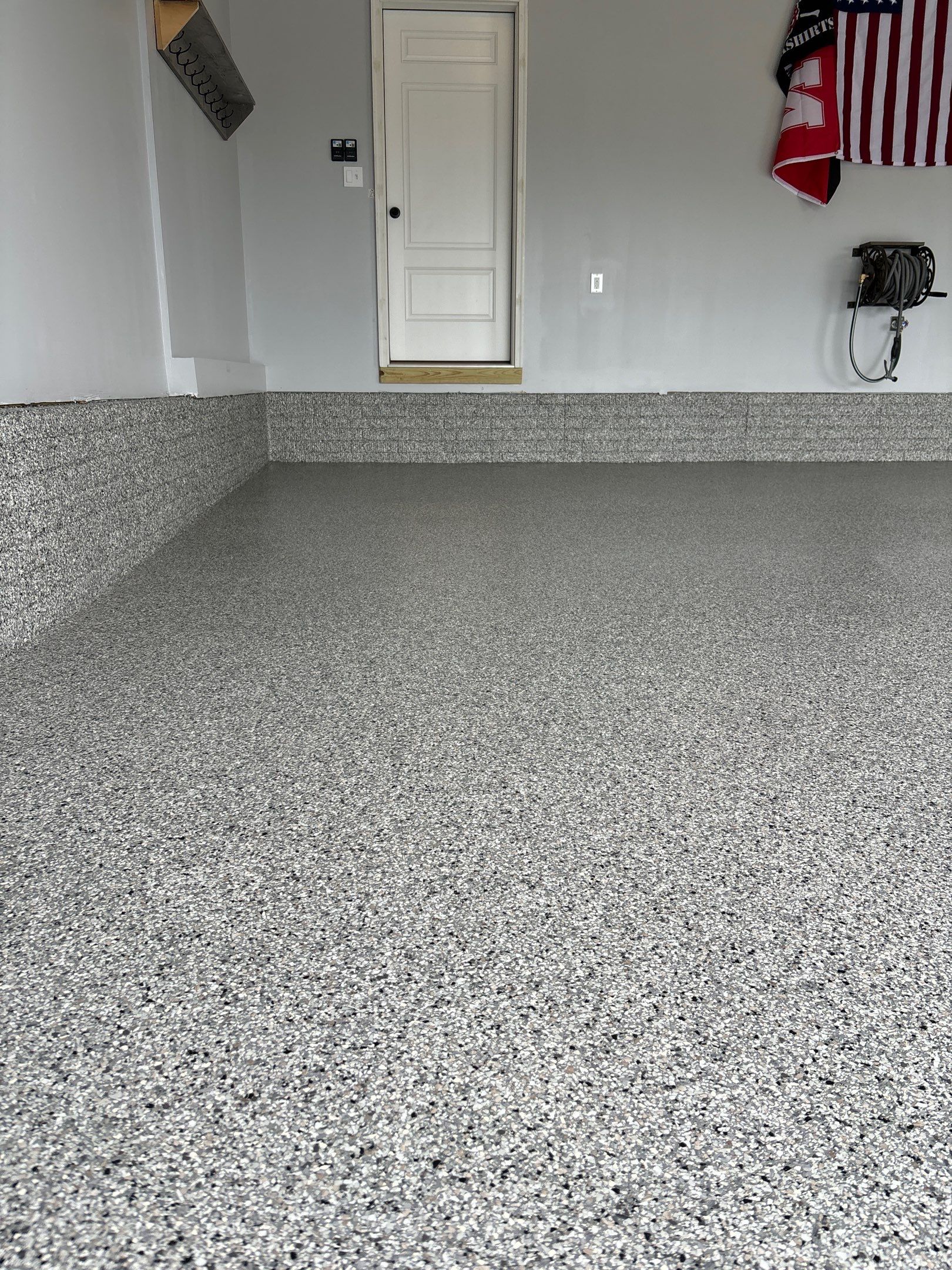 NEW Carbon Flake Coating by Revival Concrete Coatings, LLC