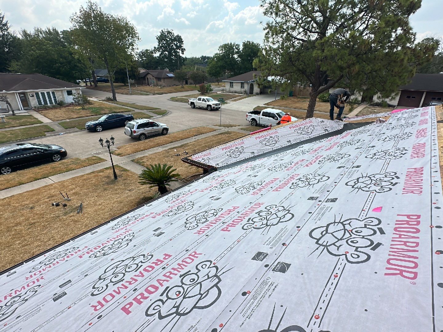 Residential Roofing Installation using Owen's Corning Duration (Lifetime) Shingles by Roof Repair Company