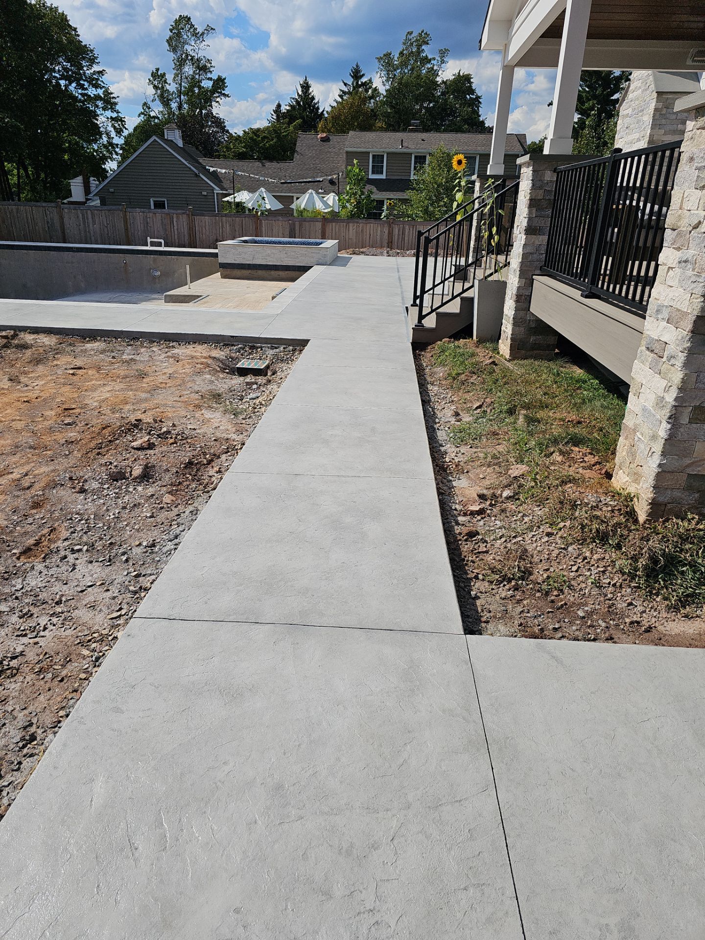 Pool Deck in Plymouth Meeting PA by Architectural Concrete Design