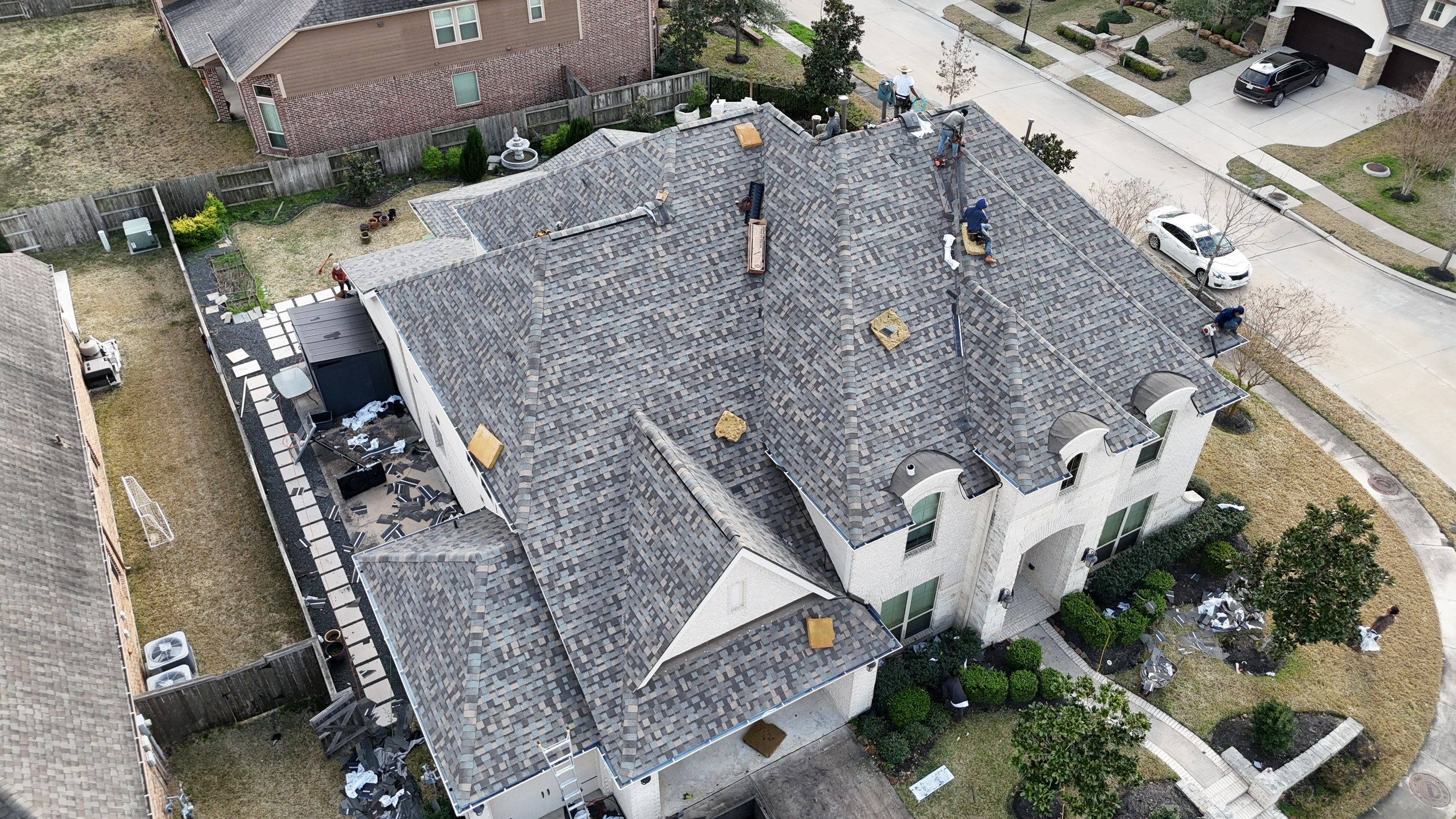 Roof Replacement in Cypress after Customer sustained Hail Damage! by Core Four Roofing