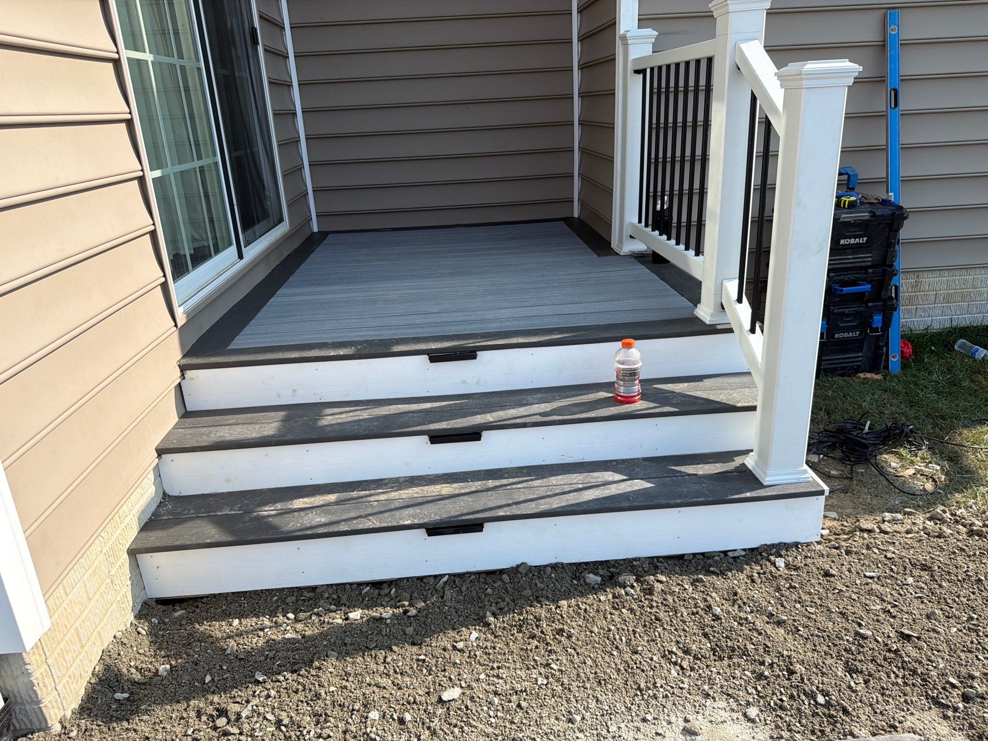 🏡 BELGARD PAVER PATIO WITH DECK STEPS IN MIDDLETOWN, DELAWARE 🔥🧱✨ by Studio G Indoor Spaces & Outdoor Living