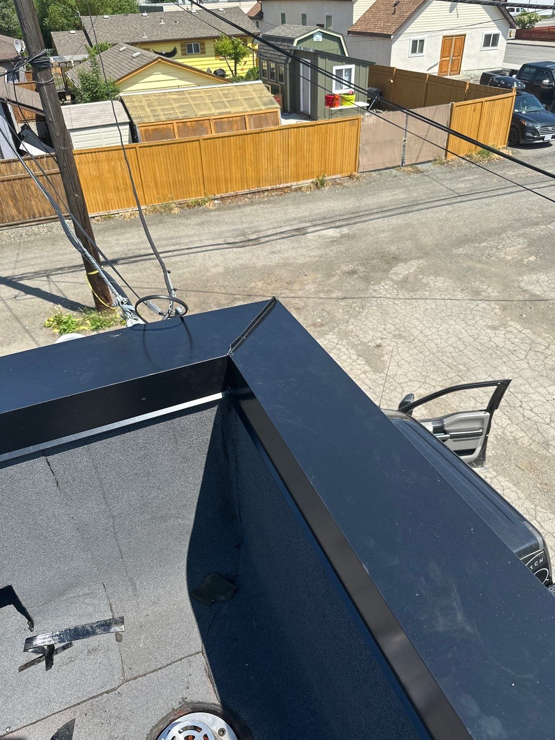 Commercial ReRoofing Installation using IKO 2ply sbs by Top Notch Roofing Inc