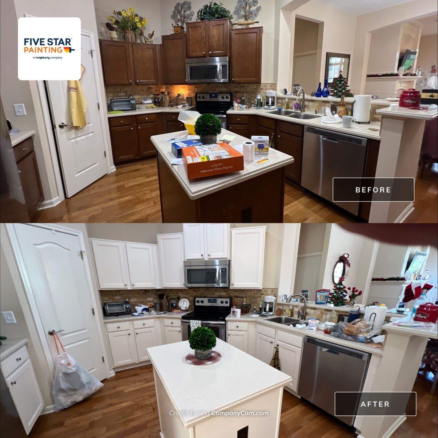 Five Star Painting - Cabinets by Five Star Painting of Batavia