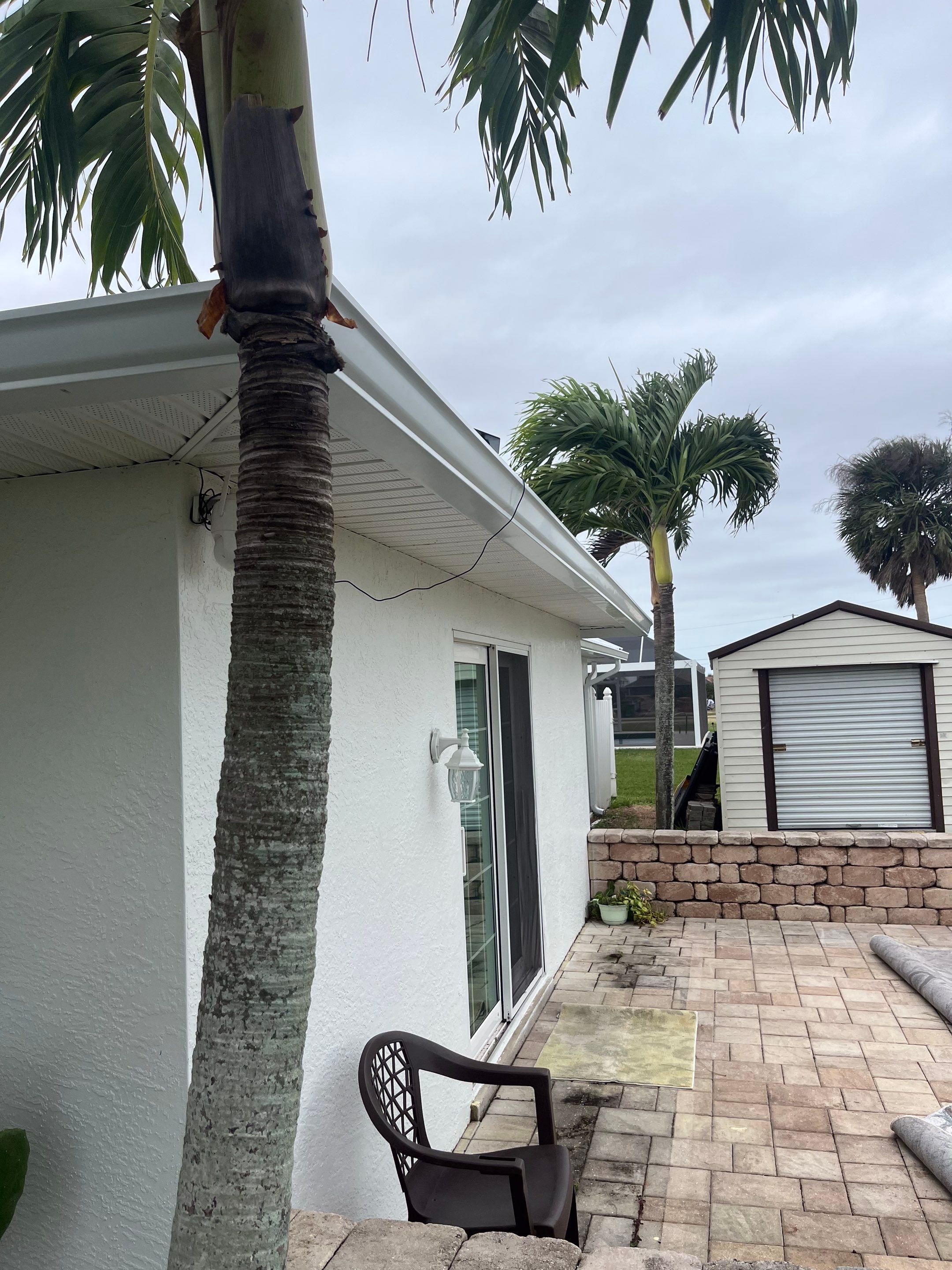 Seamless Aluminum Gutters in Cape Coral FL by Gutter Professors
