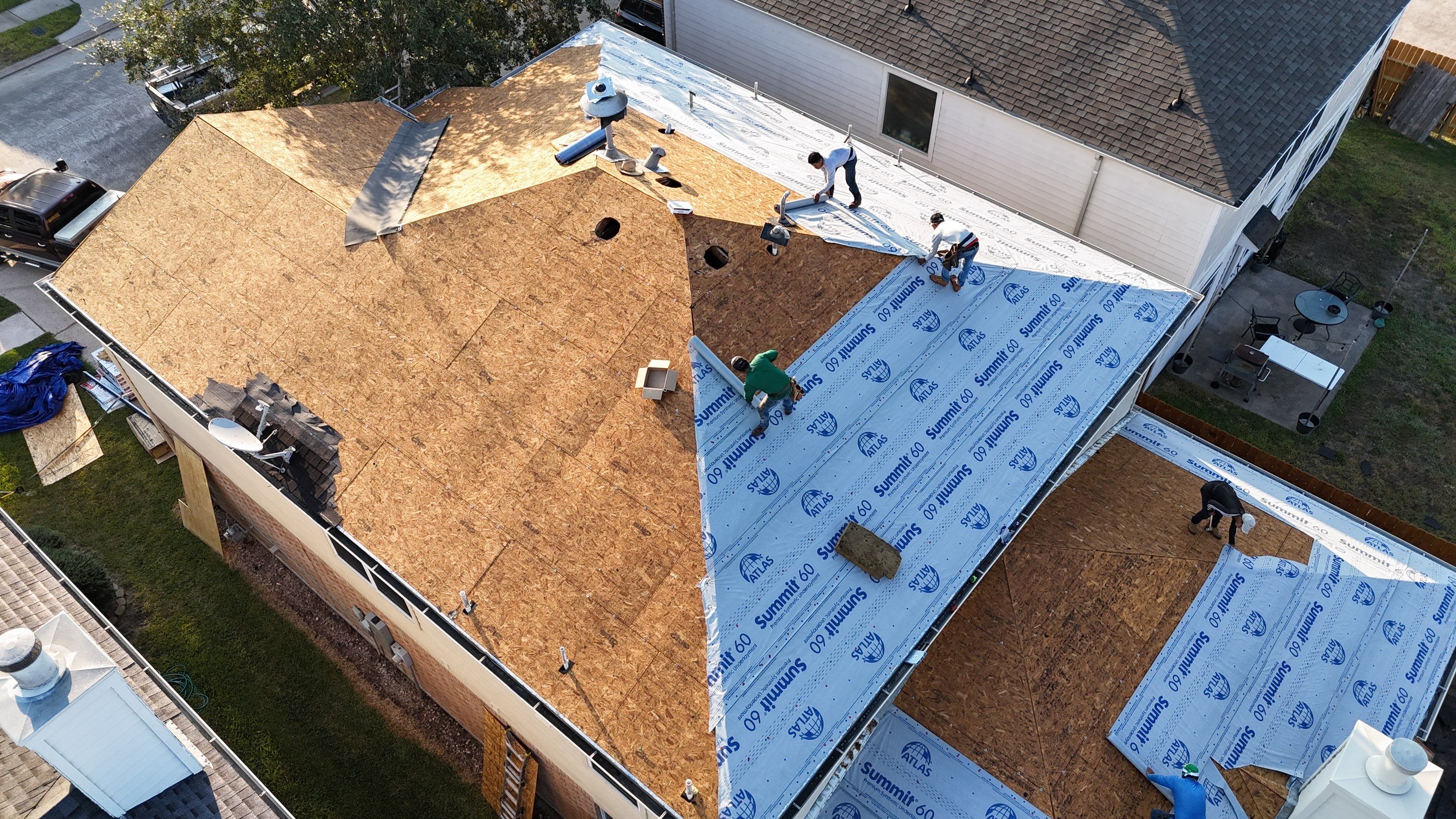 Atascocita Roof Installation using Atlas Pinnacle Pristine by Modern BYLT Roofing & Construction