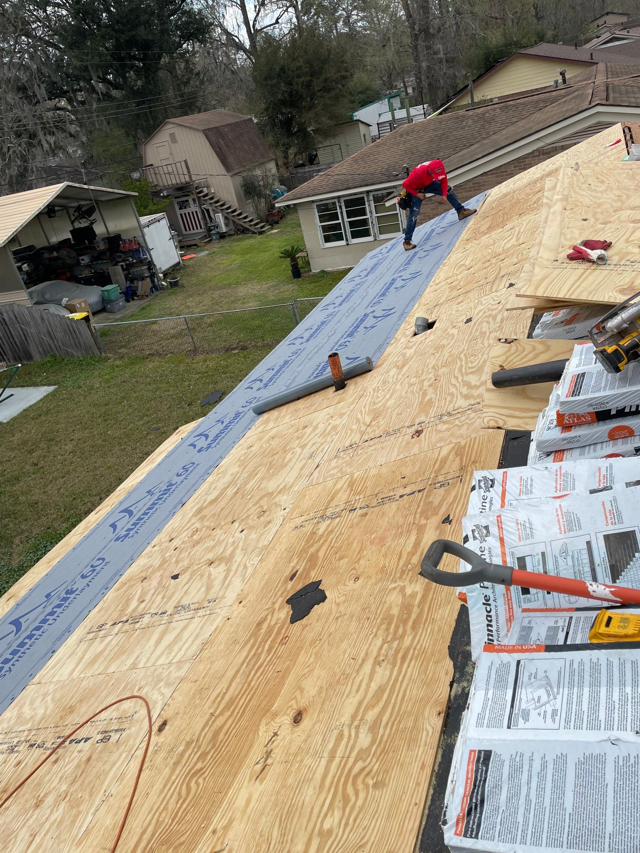 Residential Roofing Installation using Atlas Pinnacle Pristine - Oyster by Rainstoppers Roofing