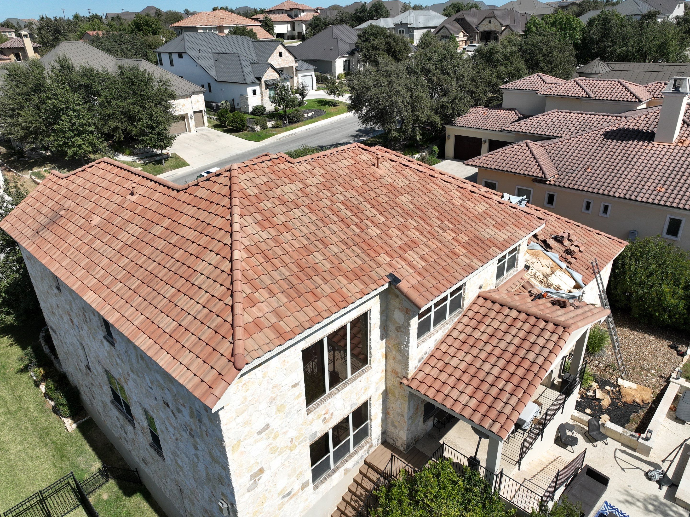 Tile Roof Repair  using Concrete S Tile by Premier Roofing and Contracting