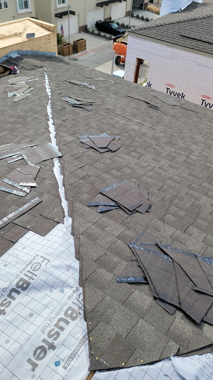 Apartment Roofing Installation using GAF HDZ Shingles, GAF TPO and Pavers in Lewisville, TX by Roof Experts