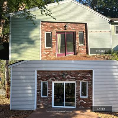Sliding Door Replacement in Pinardville, Goffstown NH | Returning Customer Project
