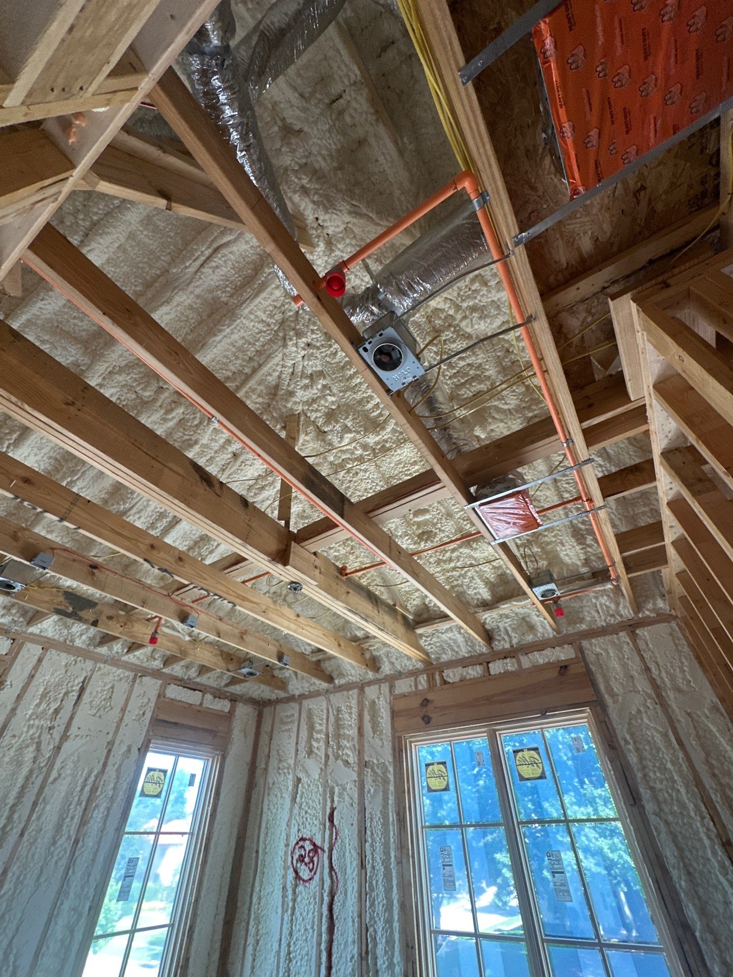 Full encapsulation open cell foam Dallas TX by Apex Insulation Solutions