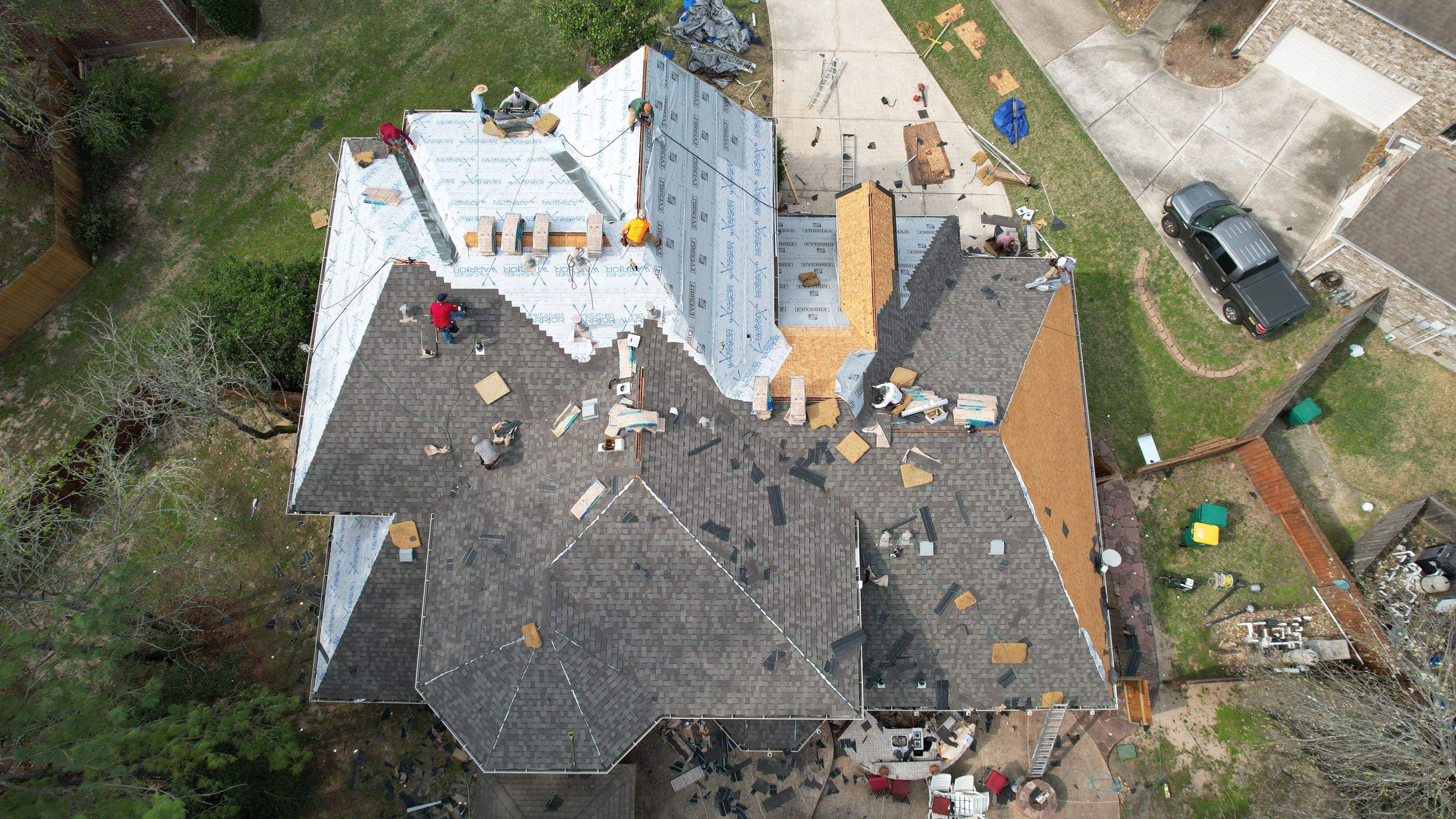 Two-Story Estate Roof Replacement — Spring, TX by PL Roofing & SB Roofing, LLC.